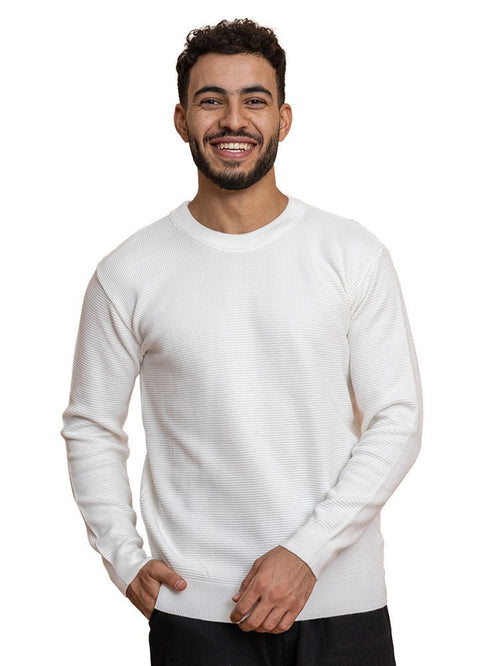 White Design 2420 Round Pullover - Khotwh